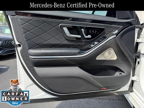 Moonlight White 2024 Mercedes-Benz S-Class S 580 4MATIC