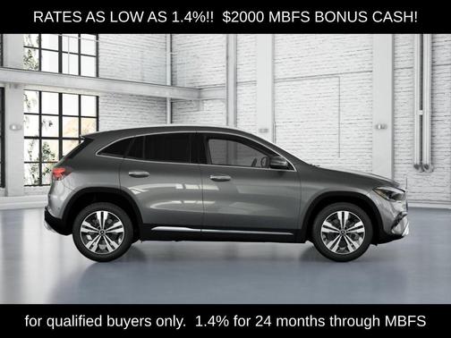 Mountain Gray Metallic 2026 Mercedes-Benz GLA 250 Base 4MATIC