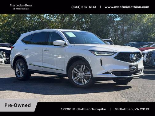 Platinum White 2024 Acura MDX Base