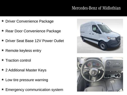 2025 Mercedes-Benz Sprinter 2500 Standard Roof