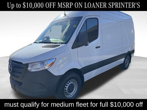 Arctic White 2026 Mercedes-Benz Sprinter 2500 144 WB
