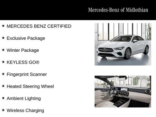 Polar White 2026 Mercedes-Benz CLA 250 Base 4MATIC