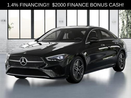 Midnight Black 2026 Mercedes-Benz CLA 250 Base 4MATIC Sedan