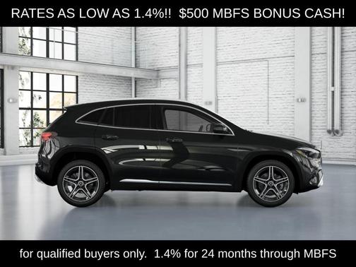 Midnight Black 2026 Mercedes-Benz GLA 250 Base 4MATIC