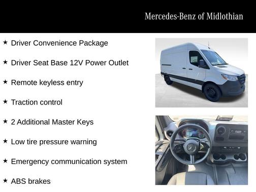 2025 Mercedes-Benz Sprinter 2500 Standard Roof