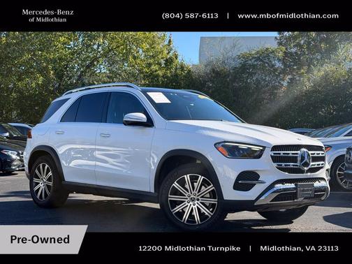 Polar White 2024 Mercedes-Benz GLE 350 Base 4MATIC