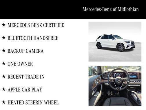 Polar White 2026 Mercedes-Benz GLE 450 4MATIC