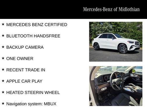 Polar White 2026 Mercedes-Benz GLE 450 4MATIC