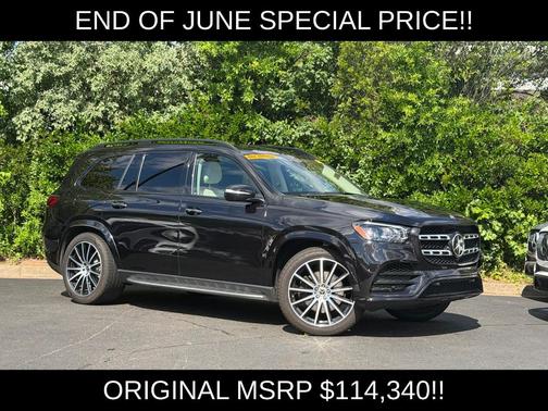 Obsidian Black Metallic 2023 Mercedes-Benz GLS 580 Base 4MATIC
