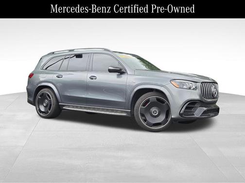 Selenite Gray Metallic 2021 Mercedes-Benz AMG GLS 63 Base 4MATIC