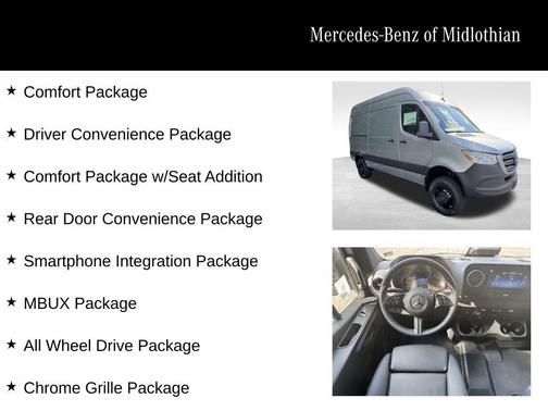 2025 Mercedes-Benz Sprinter 2500 Standard Roof