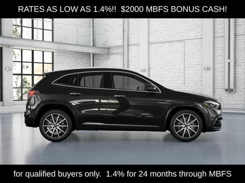 Midnight Black 2026 Mercedes-Benz AMG GLA 35 Base