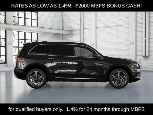 Midnight Black 2026 Mercedes-Benz GLB 250 Base 4MATIC