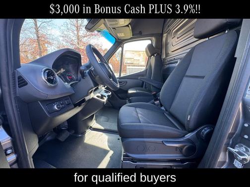 Gray Metallic 2026 Mercedes-Benz Sprinter 2500 Standard Roof