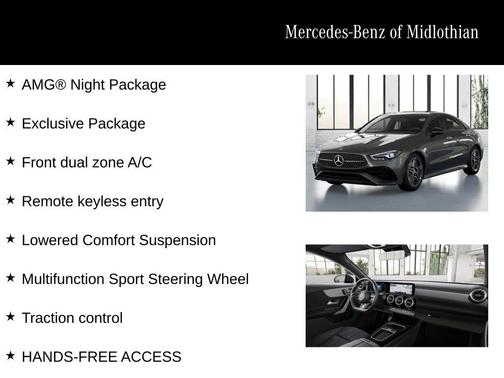 2026 Mercedes-Benz CLA 250 Base 4MATIC