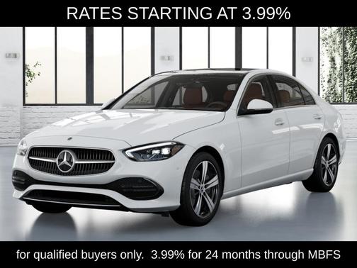 Polar White 2026 Mercedes-Benz C-Class C 300 4MATIC
