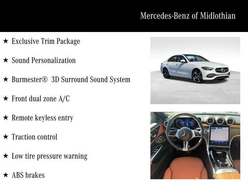 2025 Mercedes-Benz C-Class C 300 4MATIC
