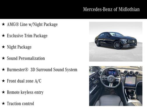 2025 Mercedes-Benz C-Class C 300 4MATIC