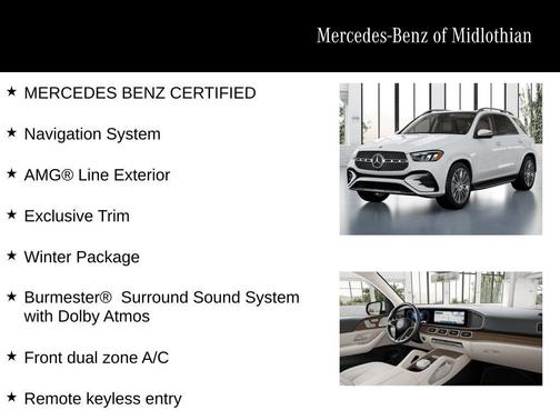 Polar White 2026 Mercedes-Benz GLE 350 Base 4MATIC