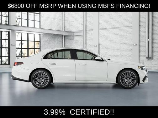 Polar White 2026 Mercedes-Benz E-Class E 350 4MATIC