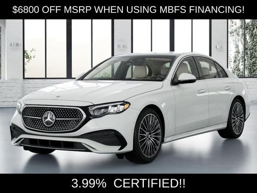 Polar White 2026 Mercedes-Benz E-Class E 350 4MATIC