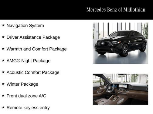 Obsidian Black Metallic 2026 Mercedes-Benz AMG GLE 53 Base