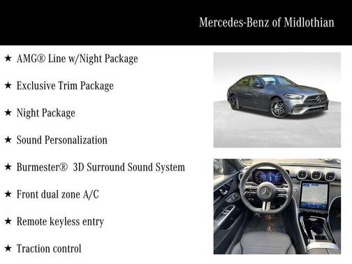 2025 Mercedes-Benz C-Class C 300 4MATIC