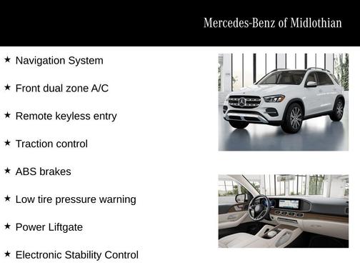 Polar White 2026 Mercedes-Benz GLE 350 Base 4MATIC