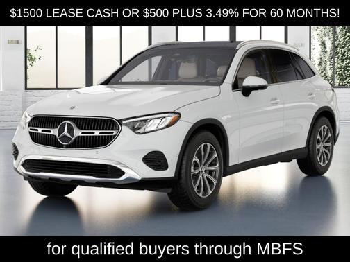 Polar White 2026 Mercedes-Benz GLC 300 Base 4MATIC