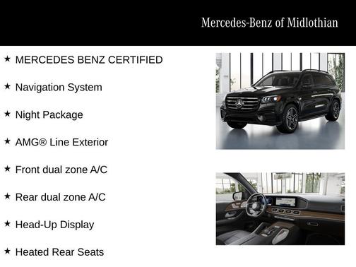 Black 2026 Mercedes-Benz GLS 450 4MATIC