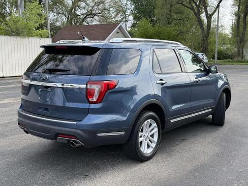Blue 2018 Ford Explorer Limited