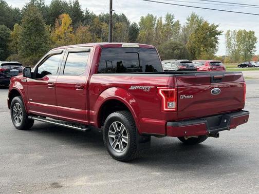 Red 2015 Ford F-150 XLT