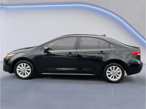 Midnight Black Metallic 2024 Toyota Corolla Hybrid LE