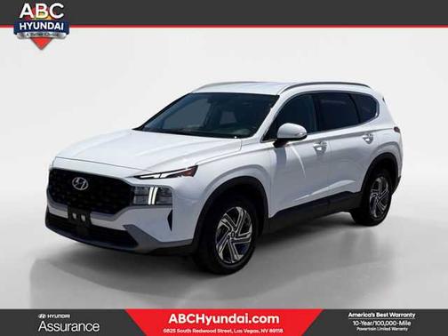 White 2023 Hyundai SANTA FE SEL
