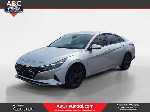 Silver 2021 Hyundai ELANTRA SEL Sedan