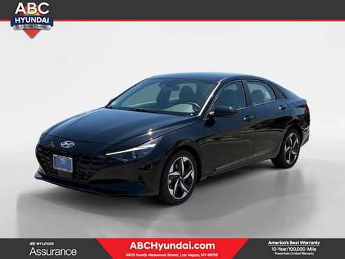 Black 2023 Hyundai ELANTRA SEL