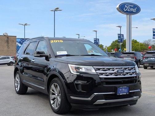 Agate Black Metallic 2019 Ford Explorer Limited