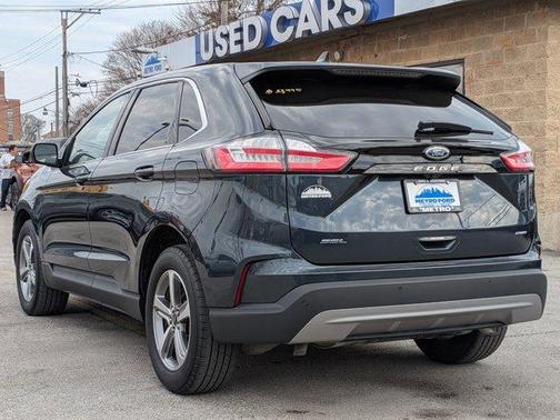Stone Blue Metallic 2023 Ford Edge SEL