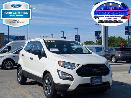 Diamond White 2020 Ford EcoSport S