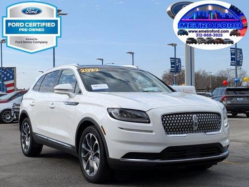 Pristine White 2022 Lincoln Nautilus Reserve