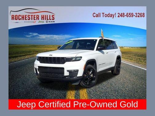 Bright White Clearcoat 2024 Jeep Grand Cherokee L Limited