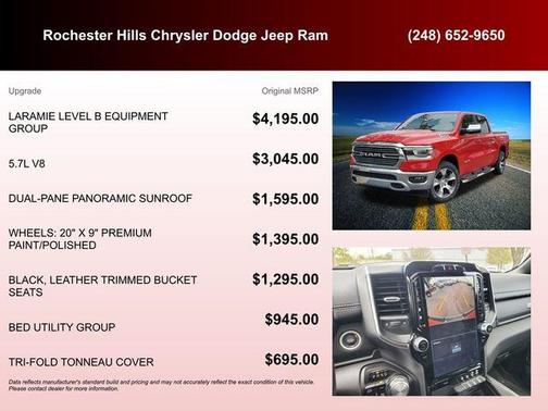 Flame Red Clearcoat 2023 RAM 1500 Laramie