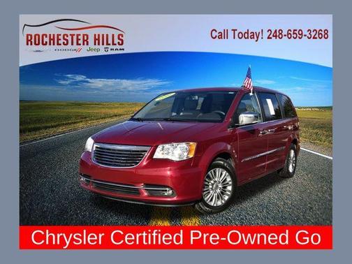 Deep Cherry Red Crystal 2016 Chrysler Town & Country Touring-L