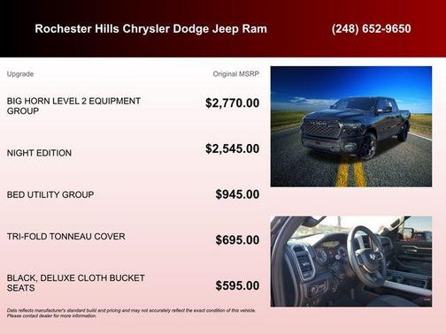 2025 RAM 1500 Big Horn/Lone Star