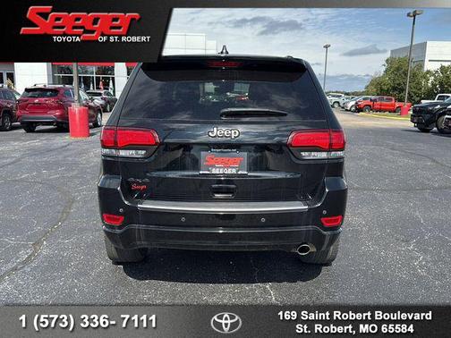 Black Awd 2021 Jeep Grand Cherokee 80th Anniversary 4X4