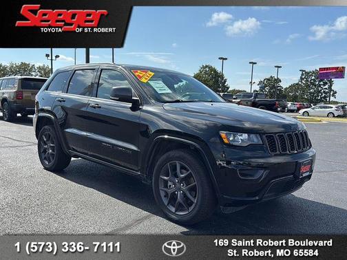 Black Awd 2021 Jeep Grand Cherokee 80th Anniversary 4X4