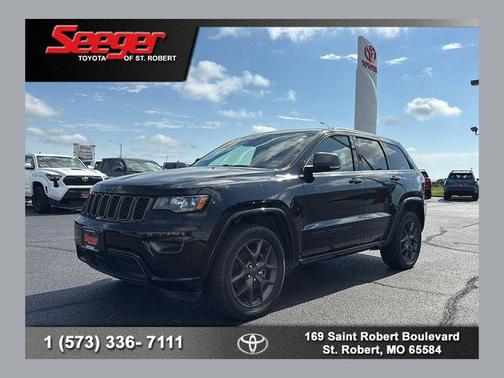 Black Awd 2021 Jeep Grand Cherokee 80th Anniversary 4X4