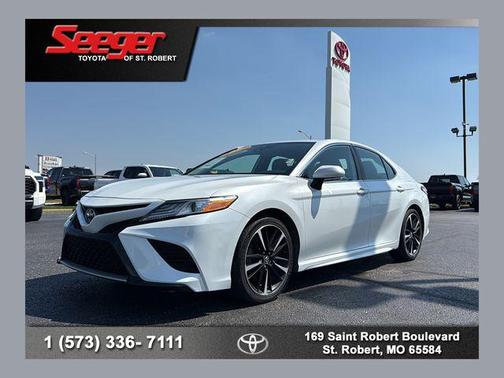 White Fwd 2020 Toyota Camry XSE