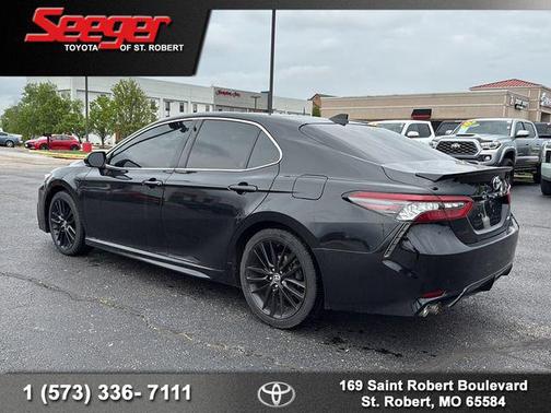 Midnight Black Metallic 2021 Toyota Camry XSE