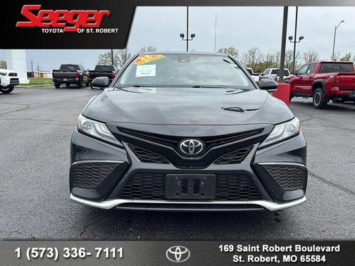 Midnight Black Metallic 2021 Toyota Camry XSE